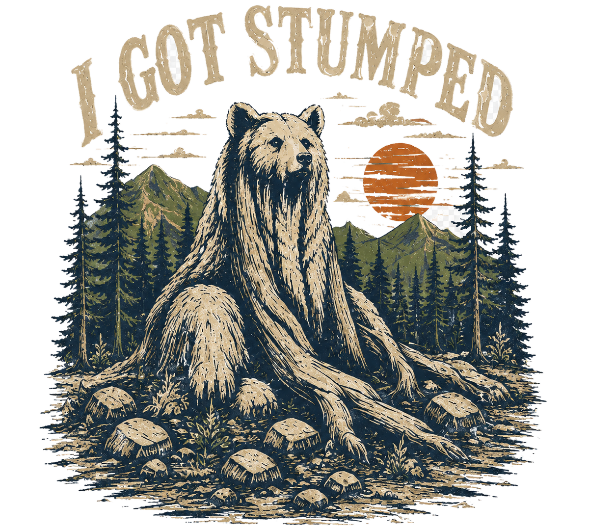 I Got Stumped The Apparition tee design