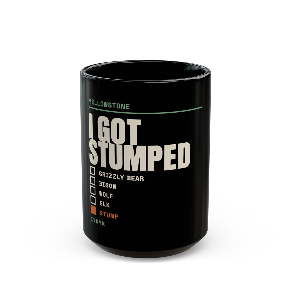 The Trail Report Mug — Yellowstone